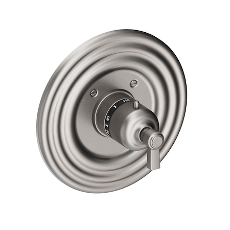 Newport Brass 3/4" Round Thermostatic Trim Plate With Handle in SS (Pvd) 3-914TR-20